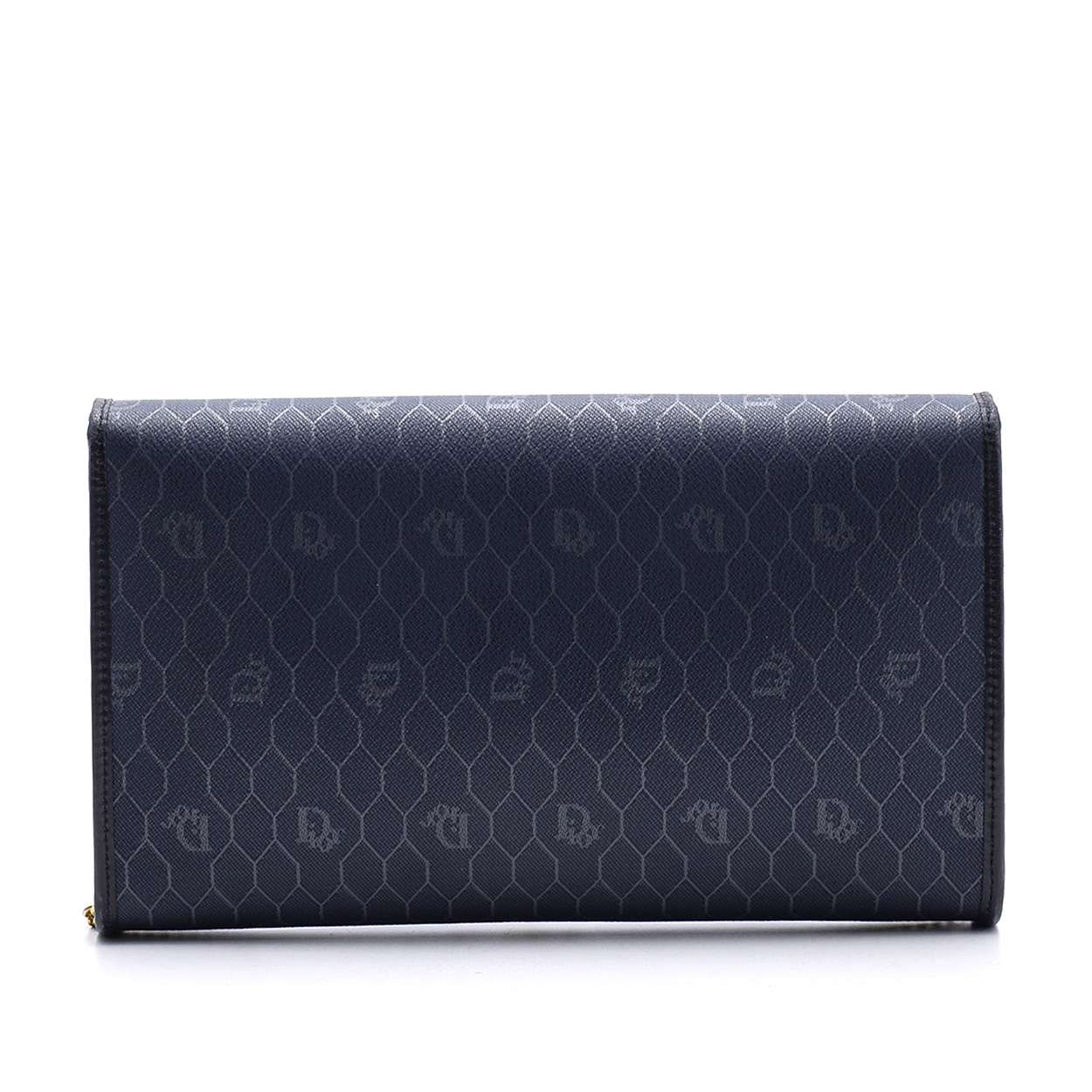 Christian Dior - Navy Blue Leather  Flap Bag 